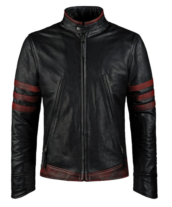 Soul Revolver Origins Mens Biker Leather Jacket