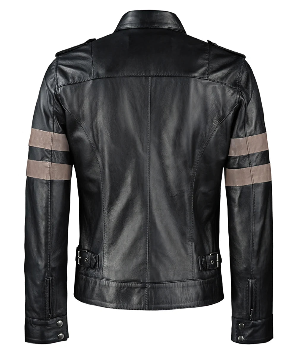 Leon's leather jacket from Resident Evil 6 video game. Made in Italy.