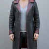 Men's grey leather coat from the video game Devil May Cry DmC. Made in Italy.
